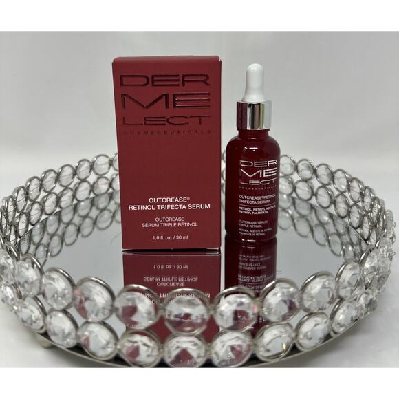 Dermelect Outcrease Retinol Trifecta Serum, 1 fl oz / 30ml NIB - Picture 1 of 5